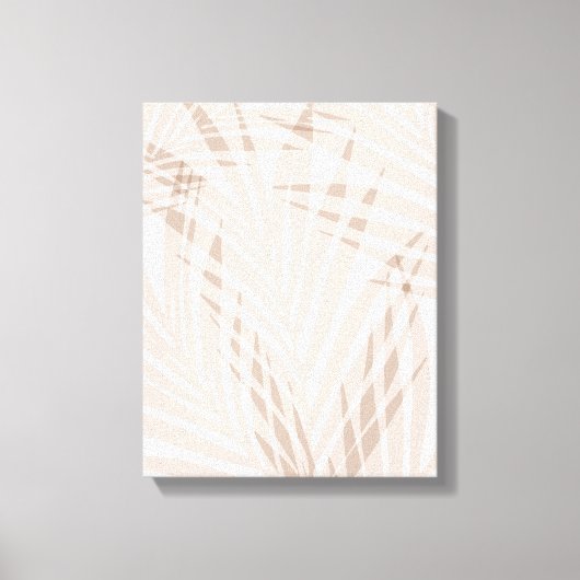 Roze en minimalistische blaasjes met een wand canvas afdruk (Voorkant)