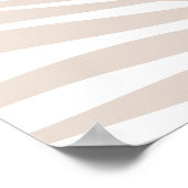 Roze en minimalistische blaasjes Poster voor wandk (Hoek)