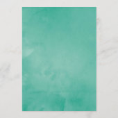 Roze en Mint Bloemen Bruidsadvies Advieskaart (Achterkant)