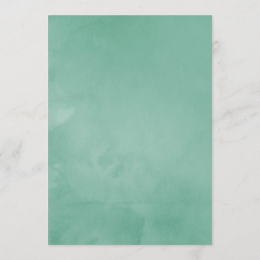 Roze en Mint Bloemen Bruidsadvies Advieskaart (Achterkant)