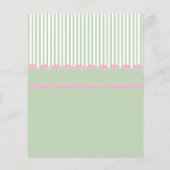 Roze en Mint Green Buggy - Prijs Flyer (Achterkant)