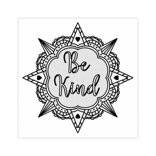 Roze en mint-groen rubberstempel (Afrduk)