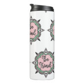 Roze en mint-groen thermosbeker (Geroteerd rechts)