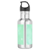 Roze en mint-groen waterfles  (Achterkant)
