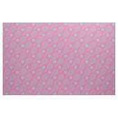 Roze en minuscule tennisrackets stof (Fat Quarter)
