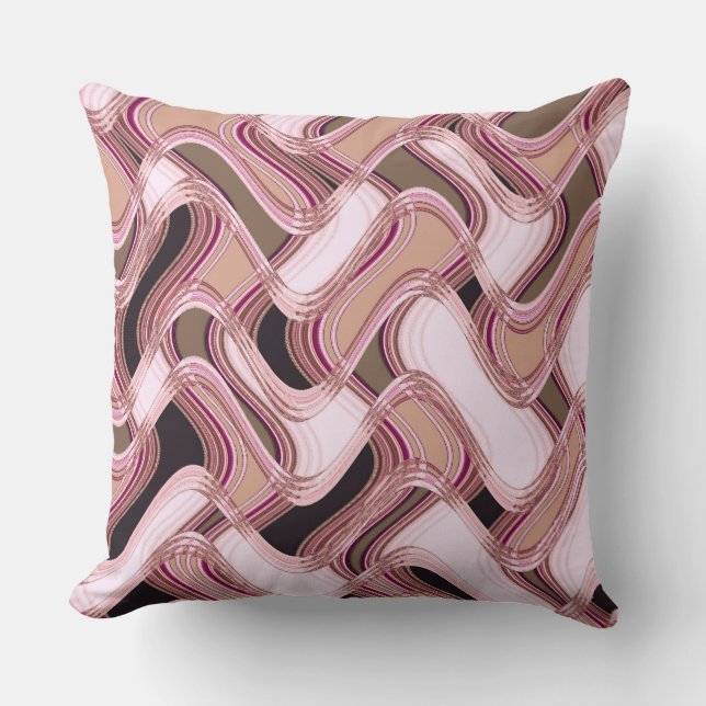 Roze en Moscato-Sierkussen Kussen (Voorkant)