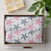 Roze en Navy Nautical Series Design 2 Tissuepapier (Geschenk)