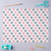 Roze en Navy Nautical Series Design 2 Tissuepapier (Craft)
