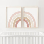 Roze en Neutrale Regenboog Meisje Kinderkamer Deco Muurkunst Sets<br><div class="desc">Voeg een finishing touch toe aan de ruimte van je kleintje met deze set van twee roze en neutrale regenboog prints,  ideaal voor meer dan een wieg of dressoir.</div>