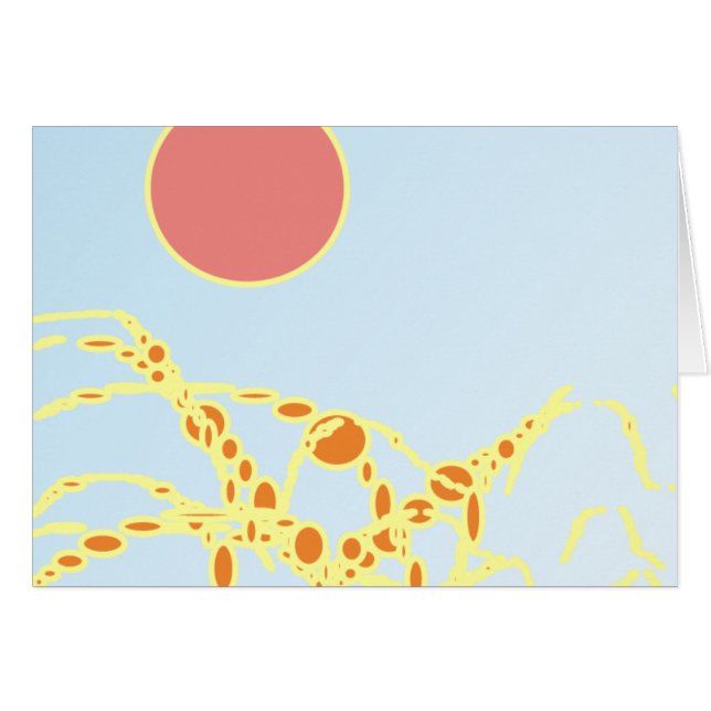 roze en oranje 1276 abstracte kunst (Voorkant Horizontaal)