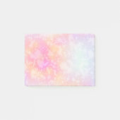 Roze en Oranje Abstracte Waterverf Achtergrond Post-it® Notes (Voorkant)