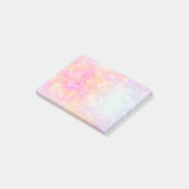 Roze en Oranje Abstracte Waterverf Achtergrond Post-it® Notes (Schuin)