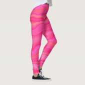 Roze en Oranje Agaat Lagen Leggings (Rechts)