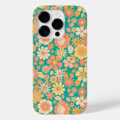 roze en oranje bloemen Case-Mate iPhone case (Achterkant)