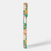 roze en oranje bloemen Case-Mate iPhone case (Achterkant / Rechts)