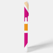 Roze en Oranje Britse vlag Case-Mate iPhone Case (Achterkant / Rechts)