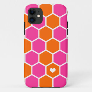 "Roze en Oranje broederliefde" iPhone 5/5S Hoesje