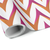 Roze en Oranje cadeauverpakking Cadeaupapier (Rol Hoek)