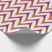 Roze en Oranje cadeauverpakking Cadeaupapier (Hoek)