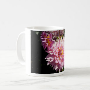Roze en Oranje Dahlia – Fijne Kunstfotografie Koffiemok