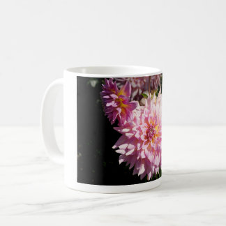 Roze en Oranje Dahlia – Fijne Kunstfotografie Koffiemok