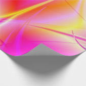 Roze en Oranje Fantasie Cadeaupapier (Hoek)