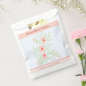 Roze en Oranje Floral Bedankzakje (Gezegeld)