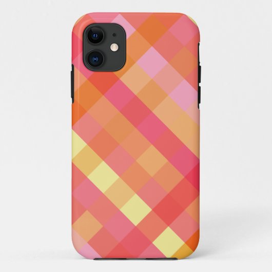 Roze en oranje gebrand Case-Mate iPhone case (Achterkant)