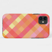 Roze en oranje gebrand Case-Mate iPhone case (Achterkant (horizontaal))