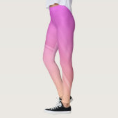 Roze en Oranje Gradiënt Leggings (Links)