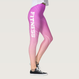  Roze en Oranje Gradiënt Leggings
