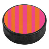 Roze en Oranje Hockey Puck (3/4)