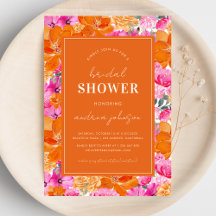 Roze en Oranje Levendige zomertuin Vrijgezellenfee