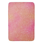 Roze en Oranje Marmer abstract Badmat (Voorkant Verticaal)