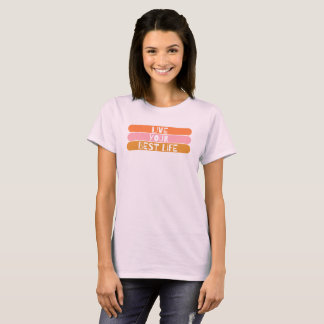roze en oranje motivatie Tshirt