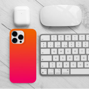 Roze en Oranje Ombre Case-Mate iPhone Case