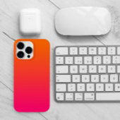 Roze en Oranje Ombre Case-Mate iPhone Case