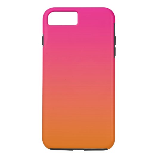 Roze en Oranje ombre Case-Mate iPhone Case (Achterkant)