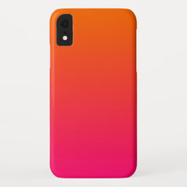 Roze en Oranje Ombre iPhone 13 Hoesje
