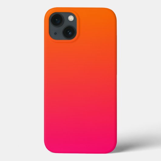 Roze en Oranje Ombre Case-Mate iPhone Case (Achterkant)