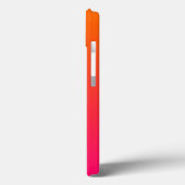 Roze en Oranje Ombre Case-Mate iPhone Case (Achterkant / Links)