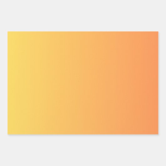 Roze en Oranje ombre Inpakpapier Vel (Voorkant 3)