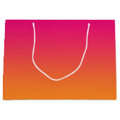 Roze en Oranje ombre Large Cadeautasje (Voorkant)