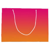 Roze en Oranje ombre Large Cadeautasje (Achterkant)