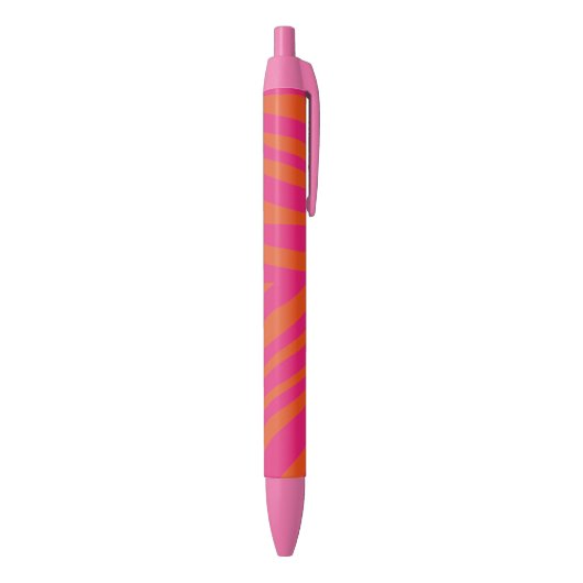 Roze en Oranje pen (Achterkant (Verticaal))