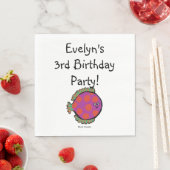 Roze en Oranje poka-Dot vis Servet (Insitu)