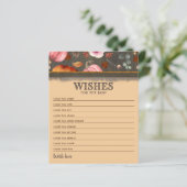 Roze en Oranje pompoenen wensen de Baby (Staand voorkant)