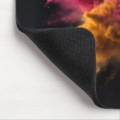 Roze en Oranje Powder Blast Muismat (Hoek)