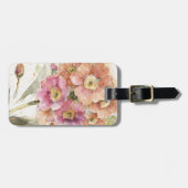 Roze en Oranje primrose Bagagelabel (Voorkant horizontaal)