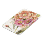 Roze en Oranje primrose Magneet (Linkerzijde)
